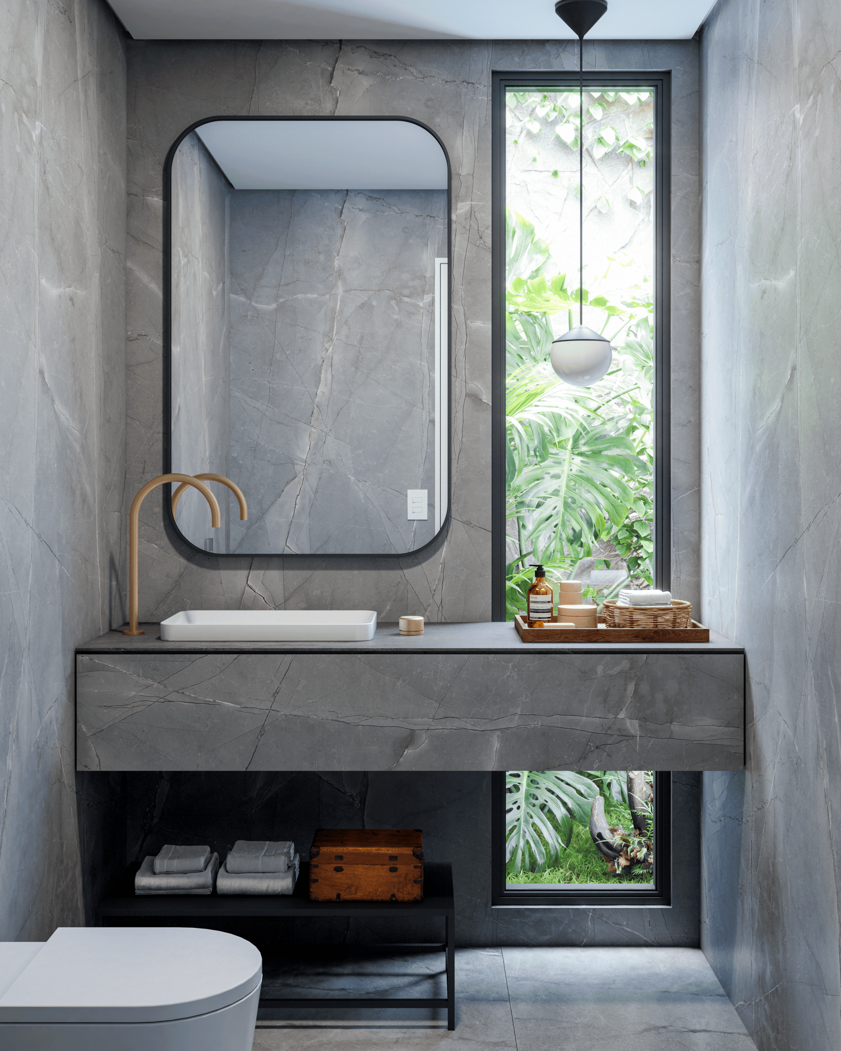 Indicações de cores e ambientes para combinar a linha Quartzo Bienna